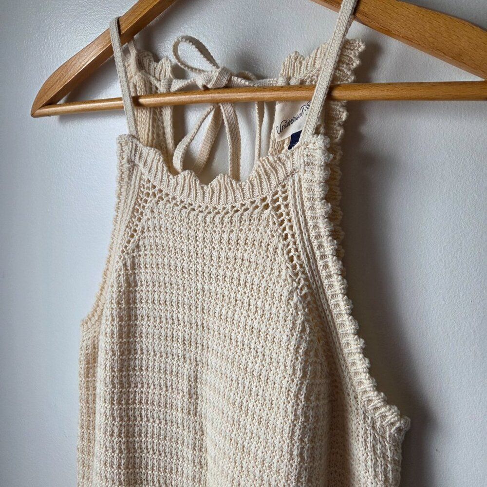 NEVER WORN UNIVERSAL THREAD CREAM HALTER NECK CRO… - image 10